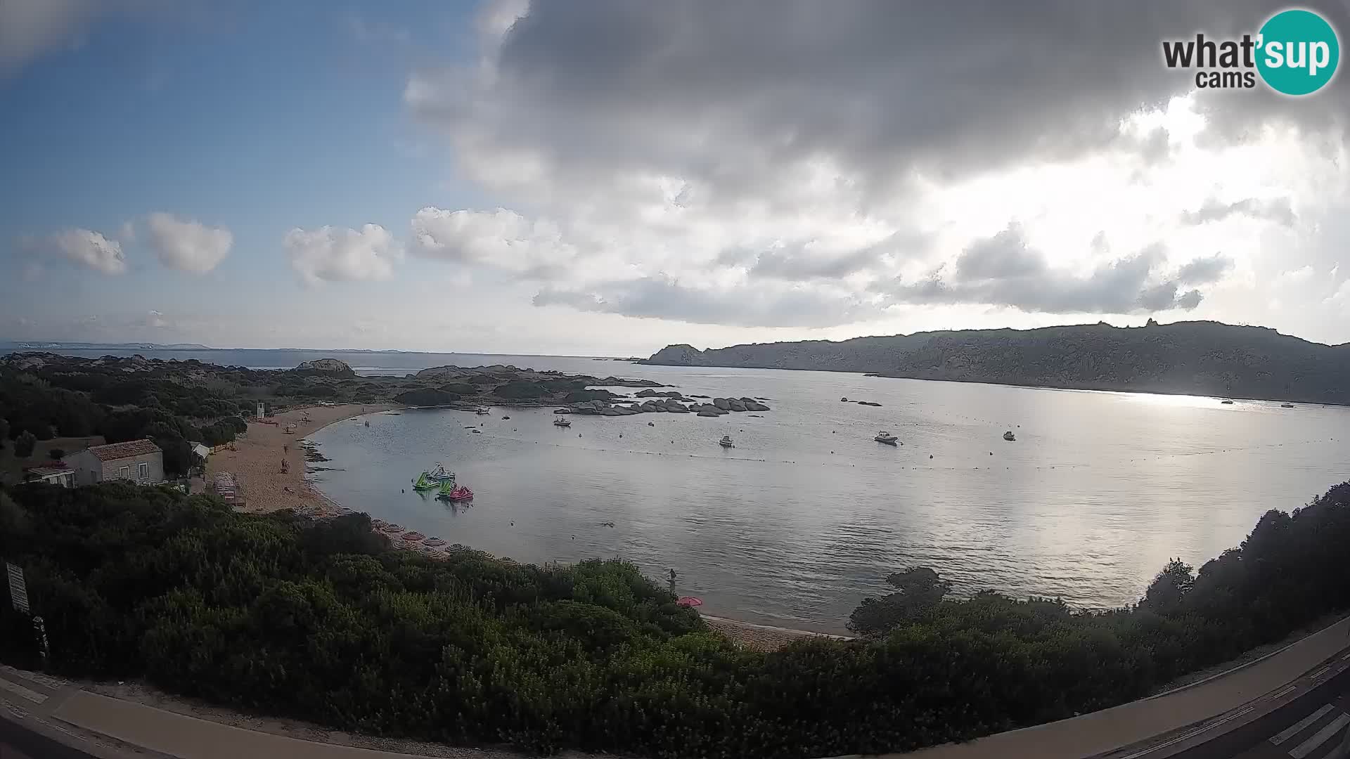 Webcam Rena di Levante – Live View from Capo Testa