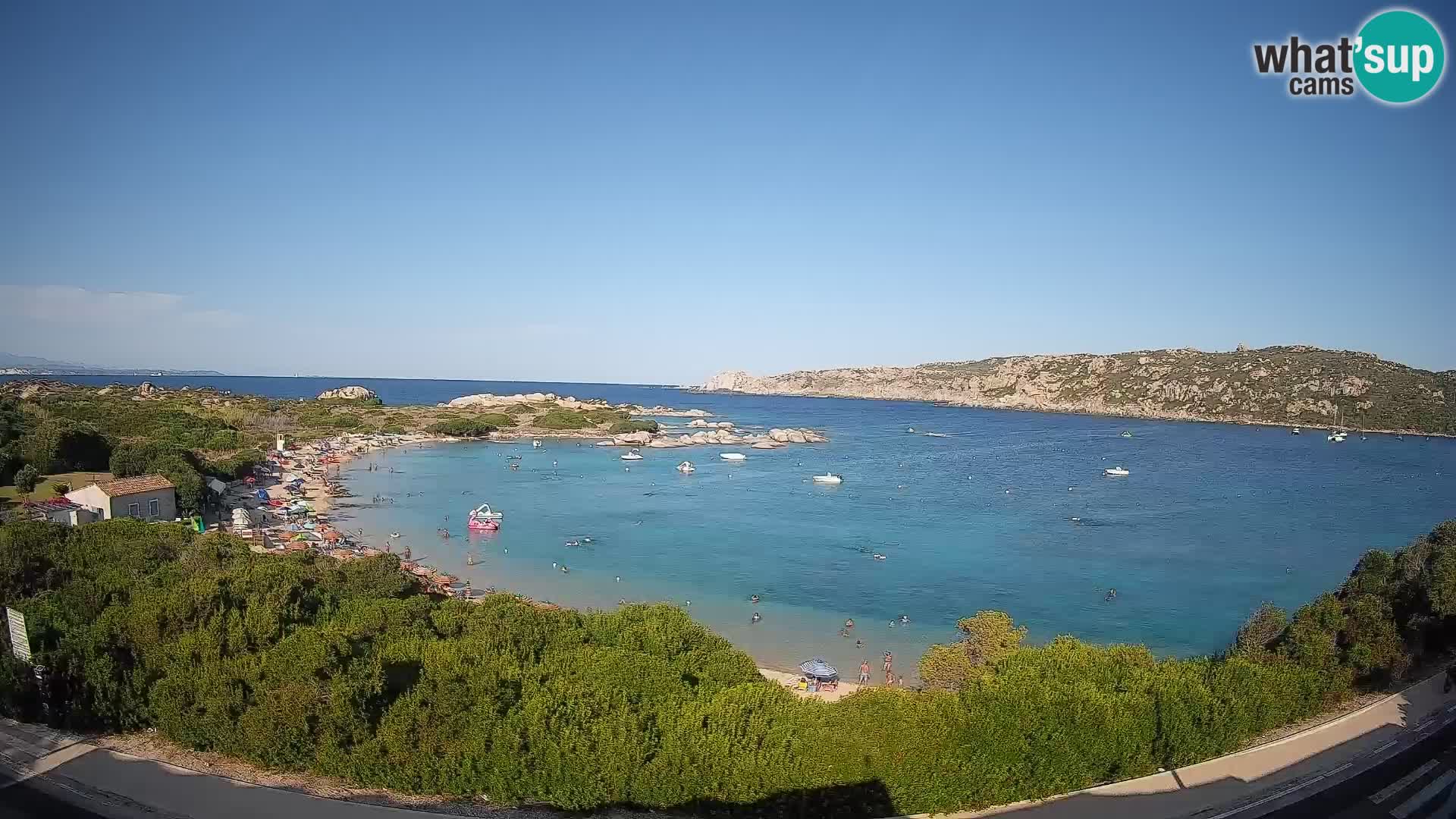 Web kamera Rena di Levante – Pogled uživo s Capo Testa