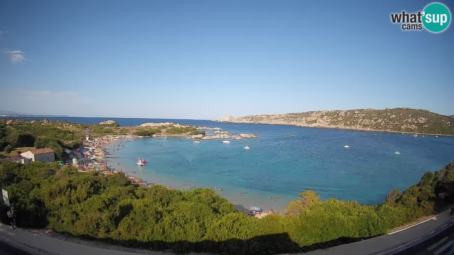 Webcam Rena di Levante – Live View from Capo Testa