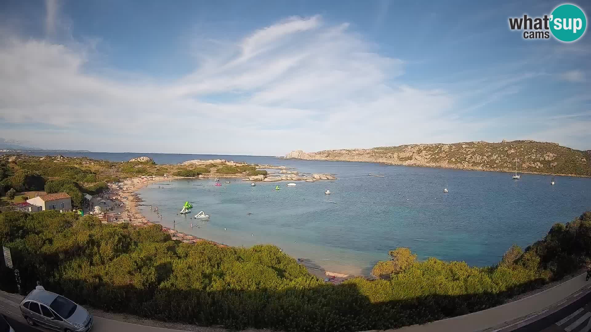 Spletna kamera Rena di Levante – Pogled v živo na Capo Testa