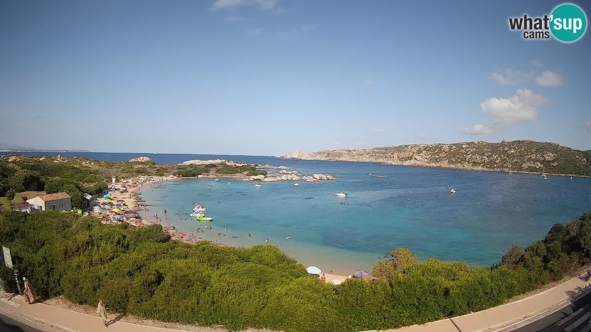 Webcam Rena di Levante – Live View from Capo Testa
