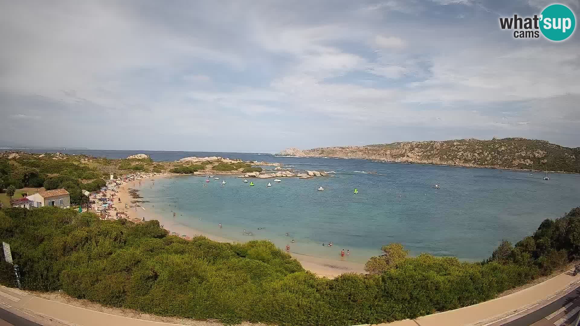 Webcam Rena di Levante – Live View from Capo Testa