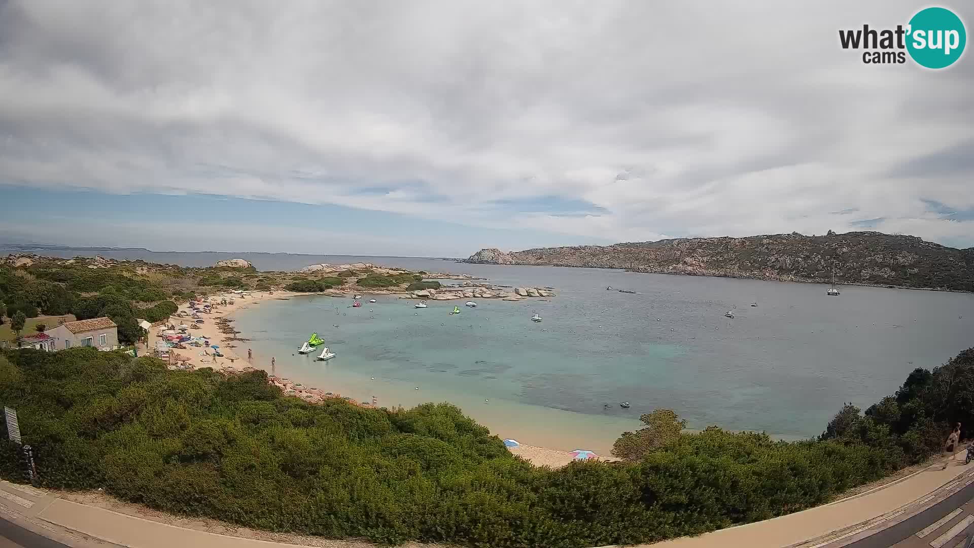 Webcam Rena di Levante – Live View from Capo Testa