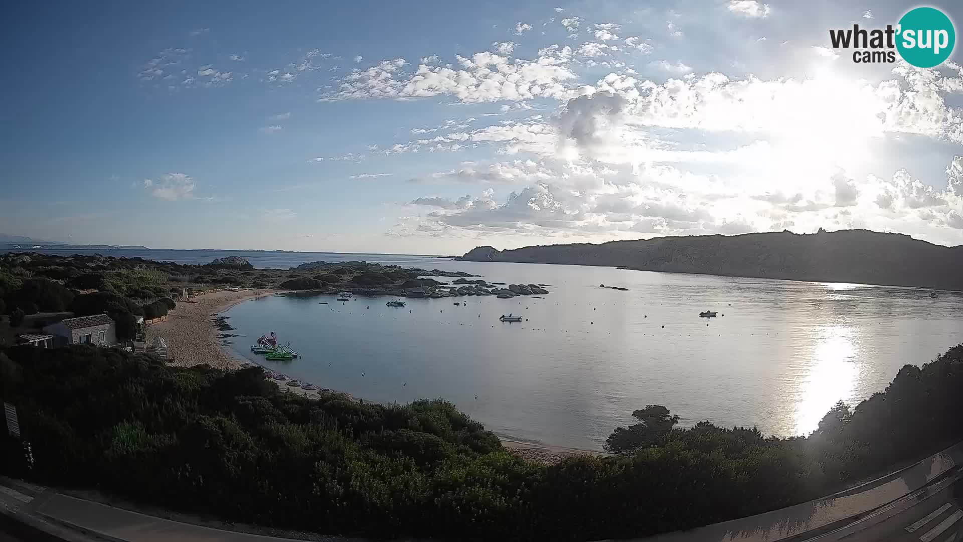 Webcam Rena di Levante – Live View from Capo Testa