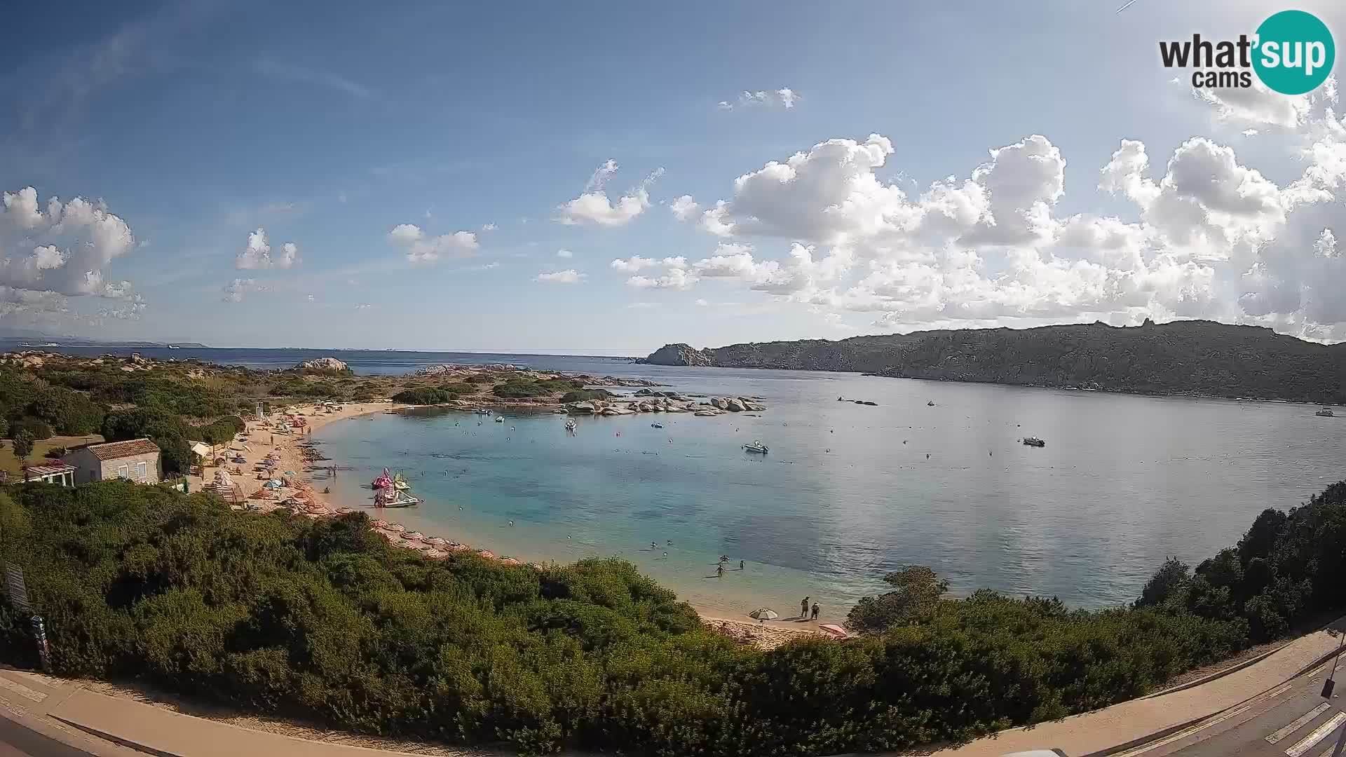 Webcam Rena di Levante – Live View from Capo Testa