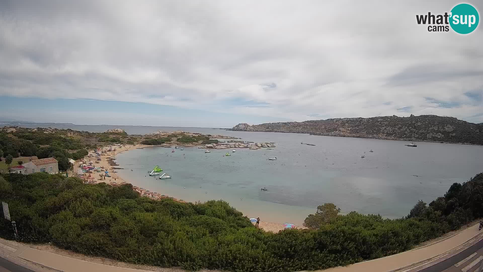 Webcam Rena di Levante – Live View from Capo Testa