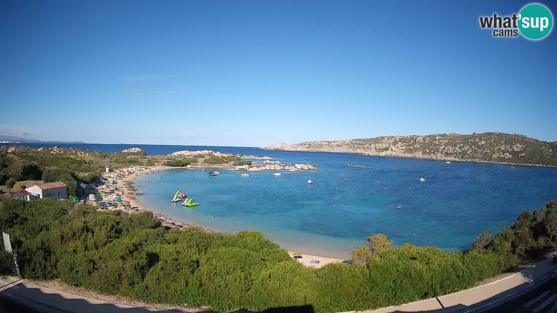 Webcam Rena di Levante – Live View from Capo Testa