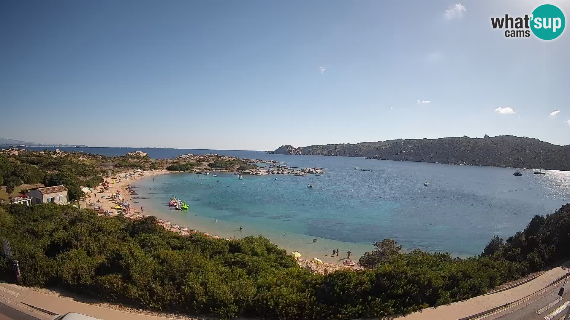 Webcam Rena di Levante – Live View from Capo Testa