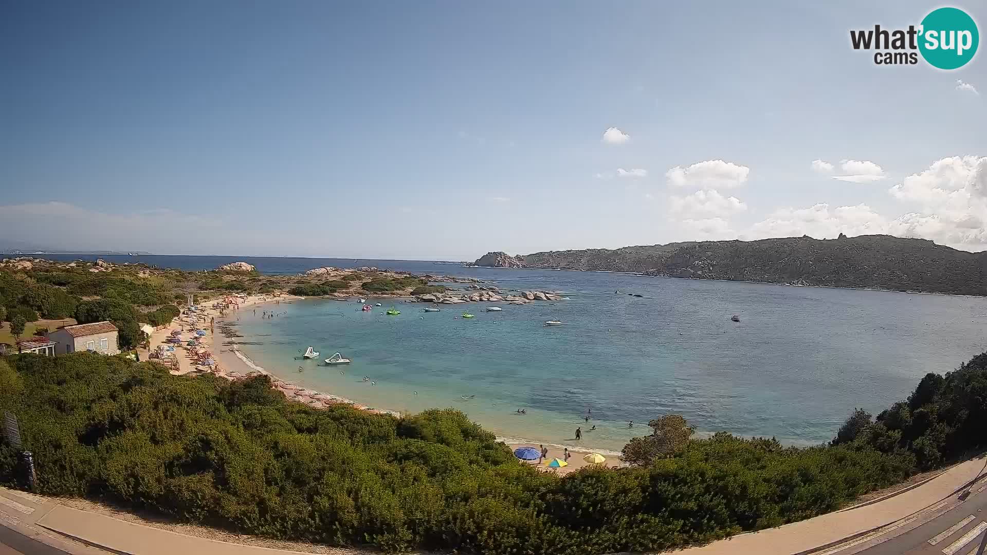 Webcam Rena di Levante – Live View from Capo Testa