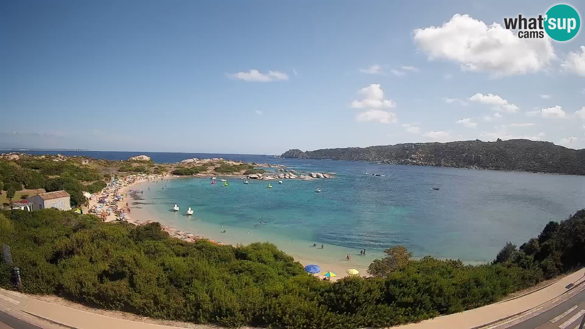 Webcam Rena di Levante – Live View from Capo Testa