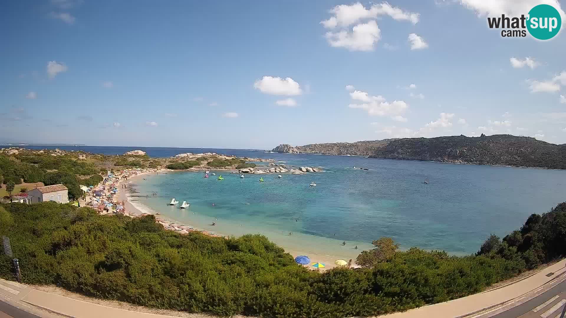 Webcam Rena di Levante – Live View from Capo Testa