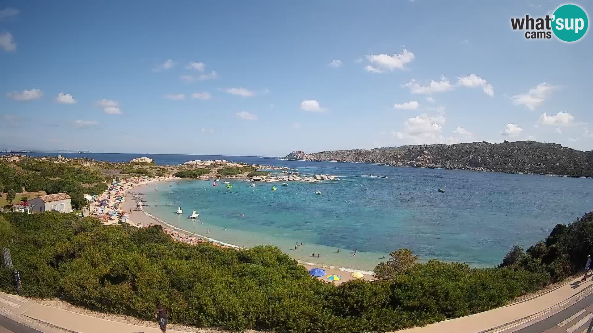 Webcam Rena di Levante – Live View from Capo Testa