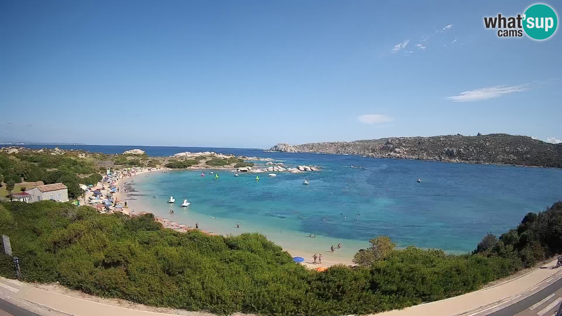 Webcam Rena di Levante – Live View from Capo Testa