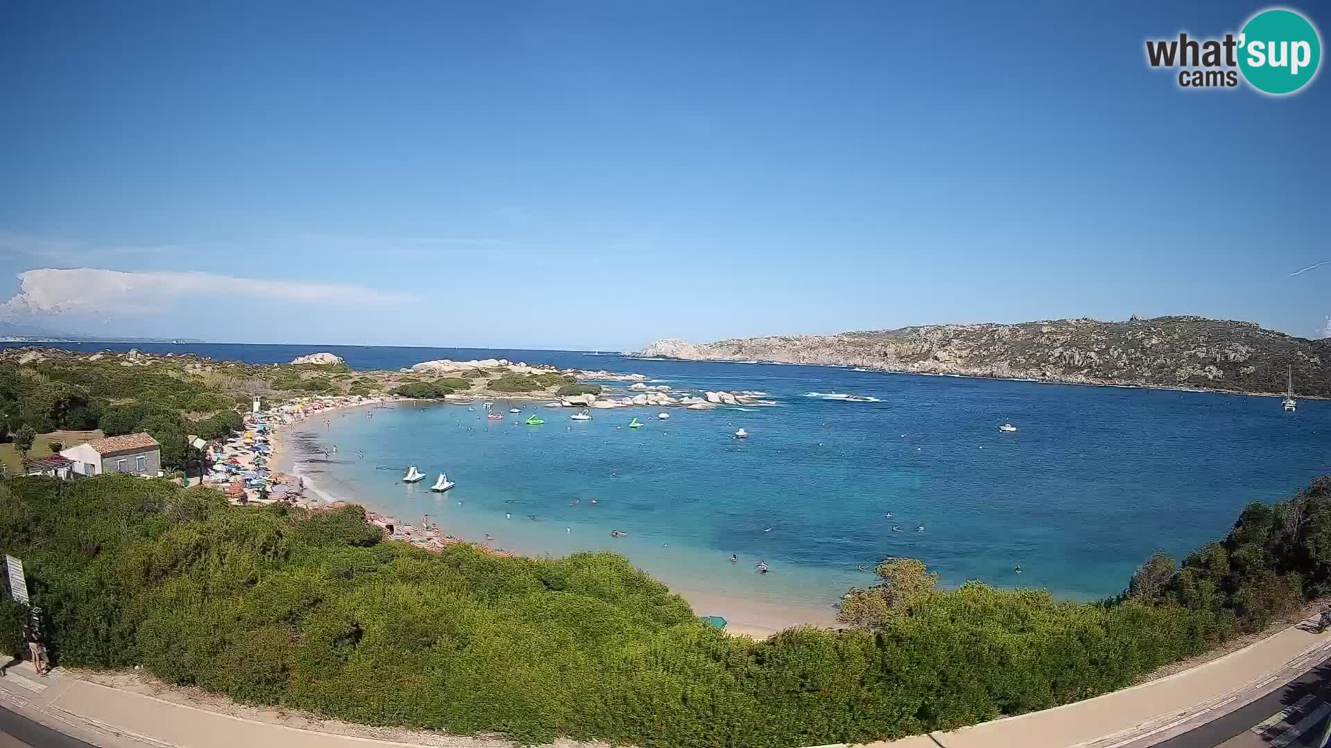 Webcam Rena di Levante – Live View from Capo Testa