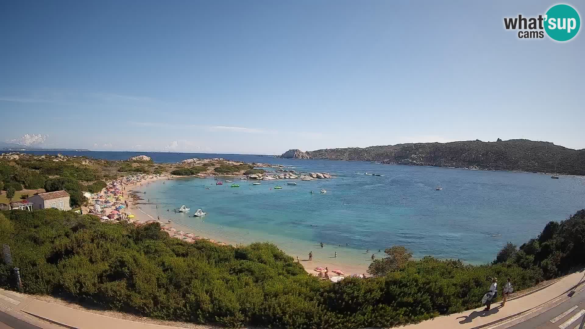 Webcam Rena di Levante – Live View from Capo Testa
