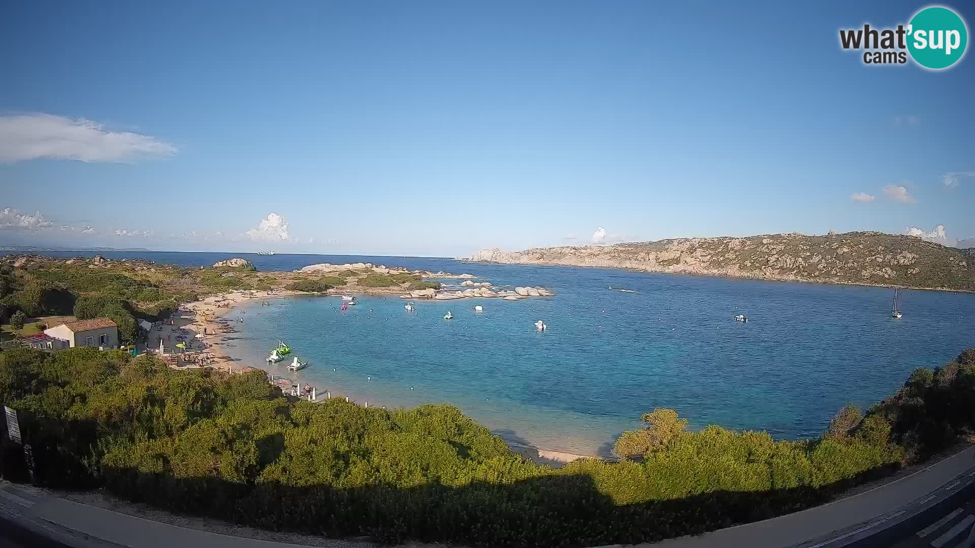 Webcam Rena di Levante – Live View from Capo Testa