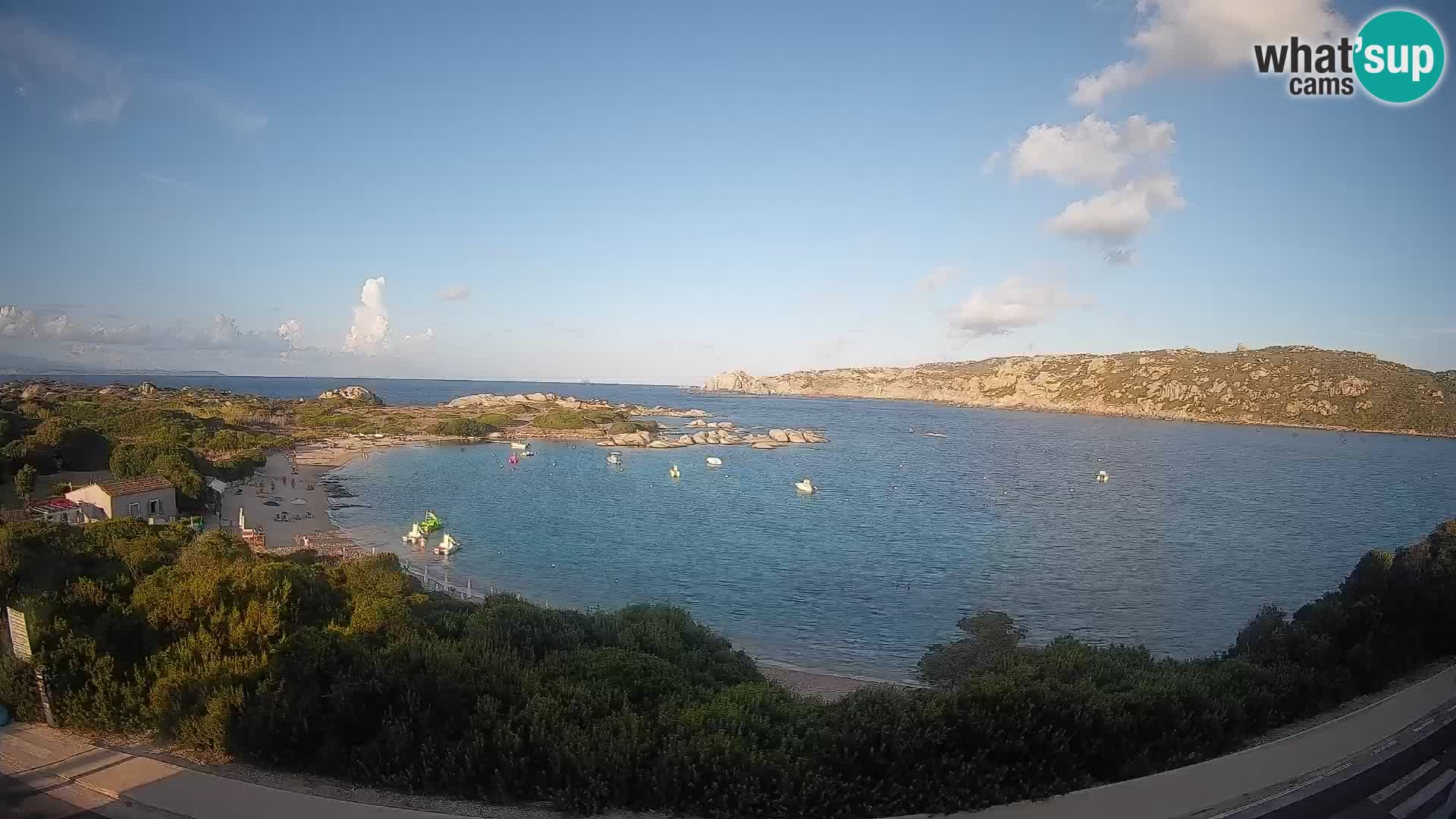 Webcam Rena di Levante – Live View from Capo Testa
