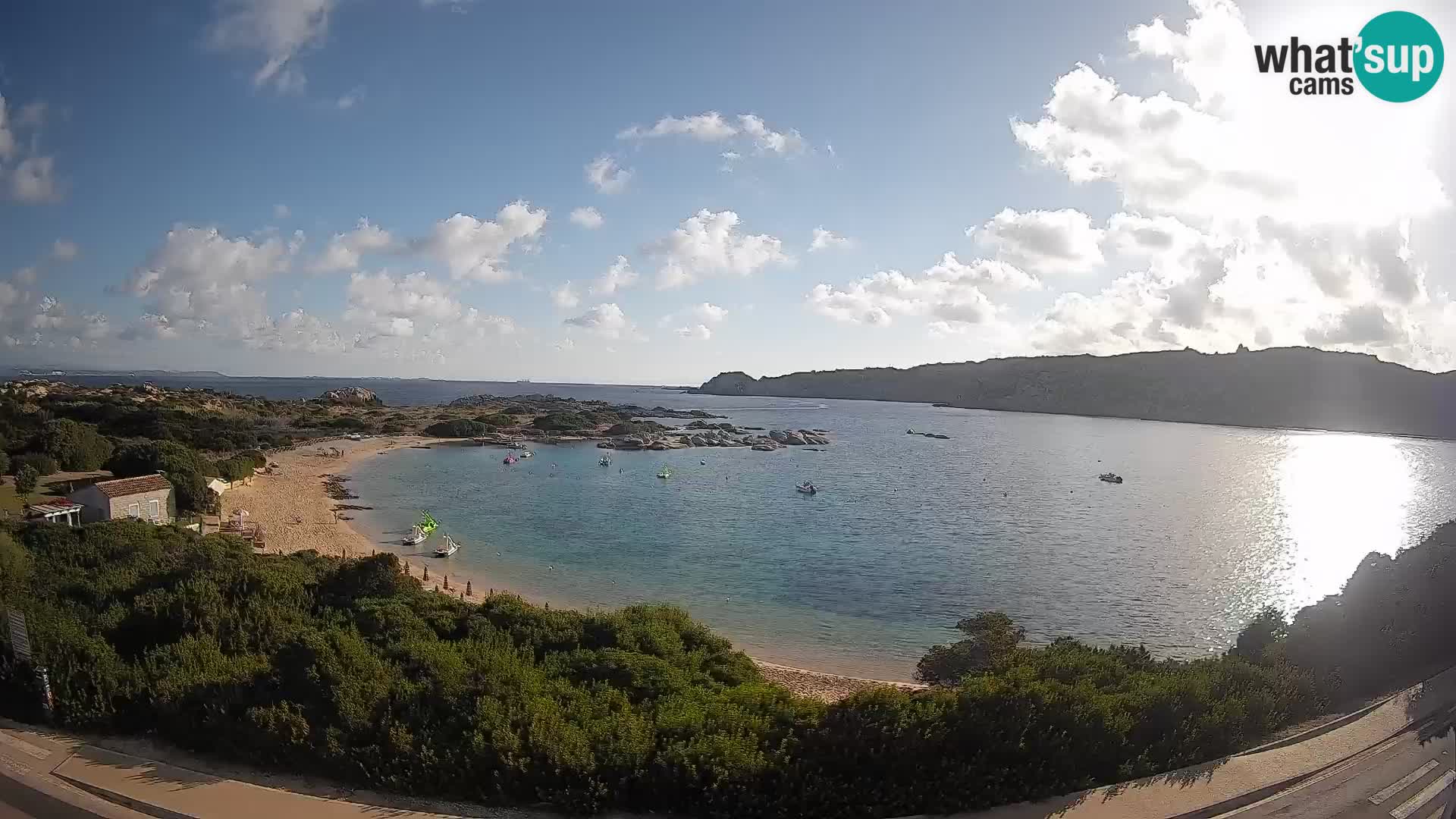 Webcam Rena di Levante – Live View from Capo Testa