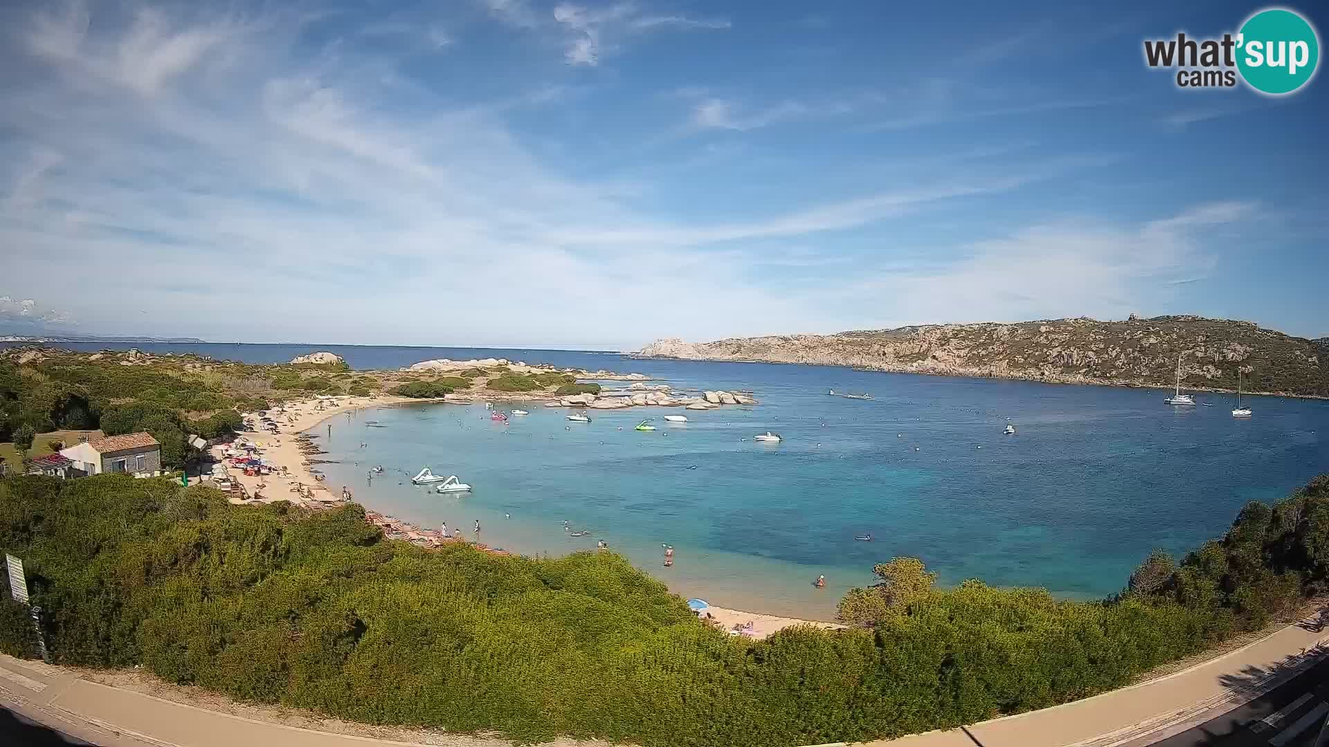 Webcam Rena di Levante – Live View from Capo Testa