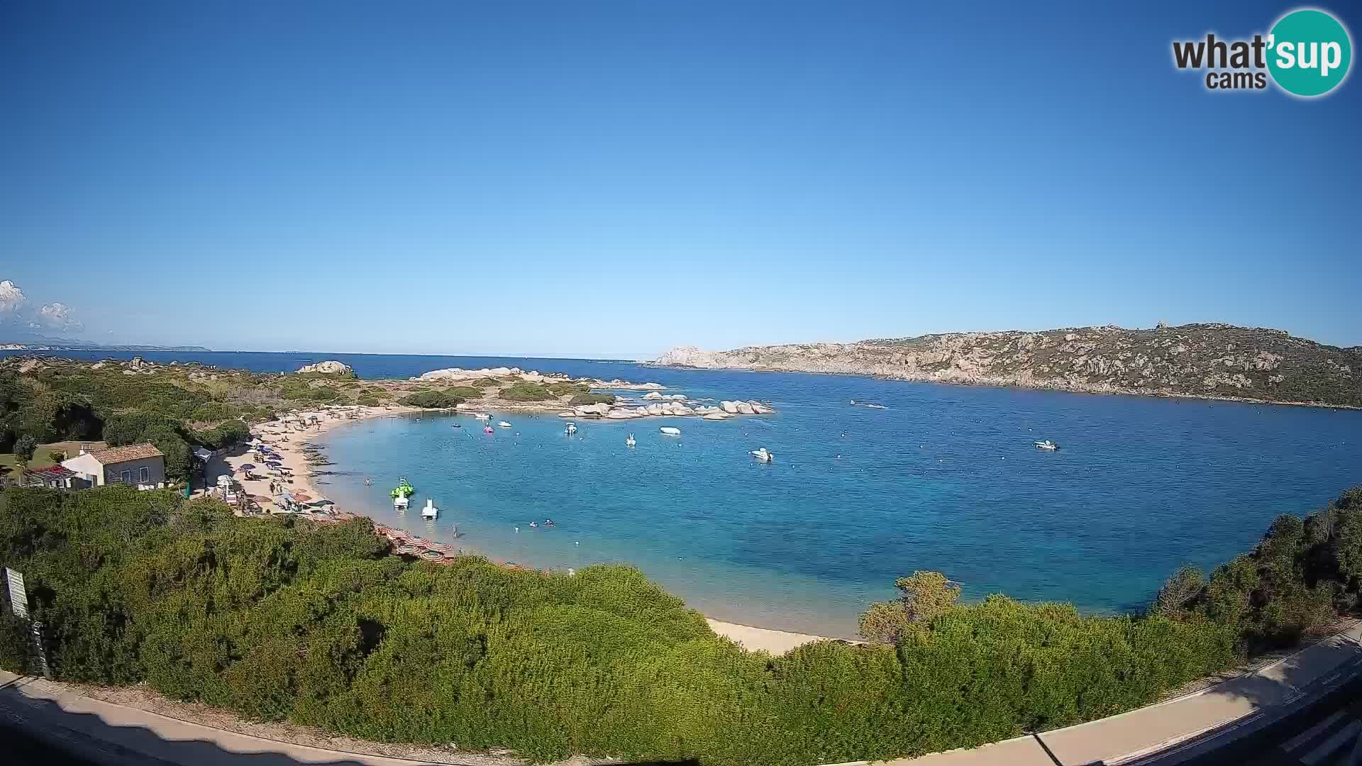 Webcam Rena di Levante – Live View from Capo Testa