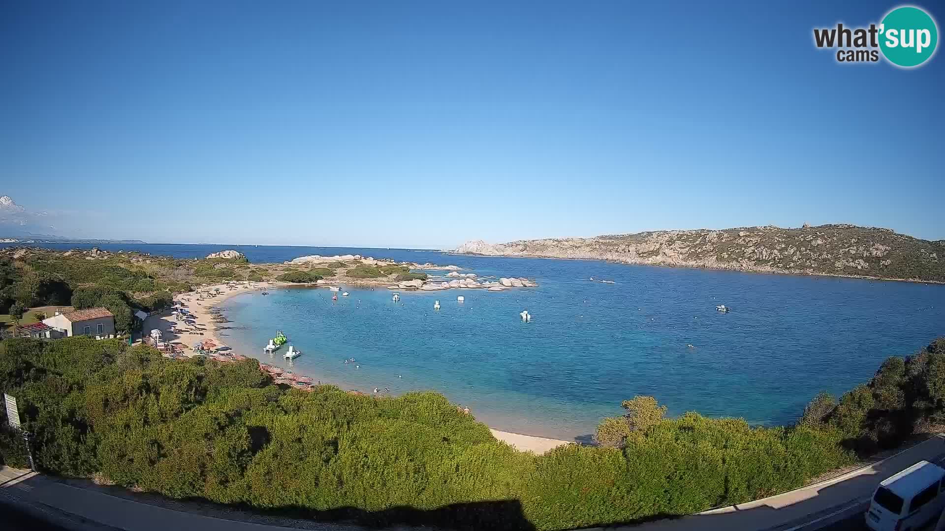 Webcam Rena di Levante – Live View from Capo Testa