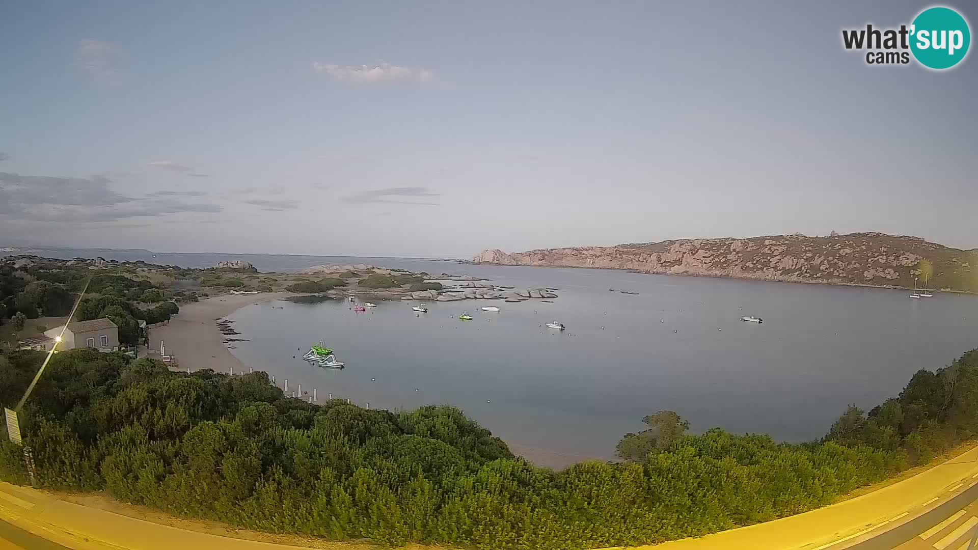 Webcam Rena di Levante – Live View from Capo Testa