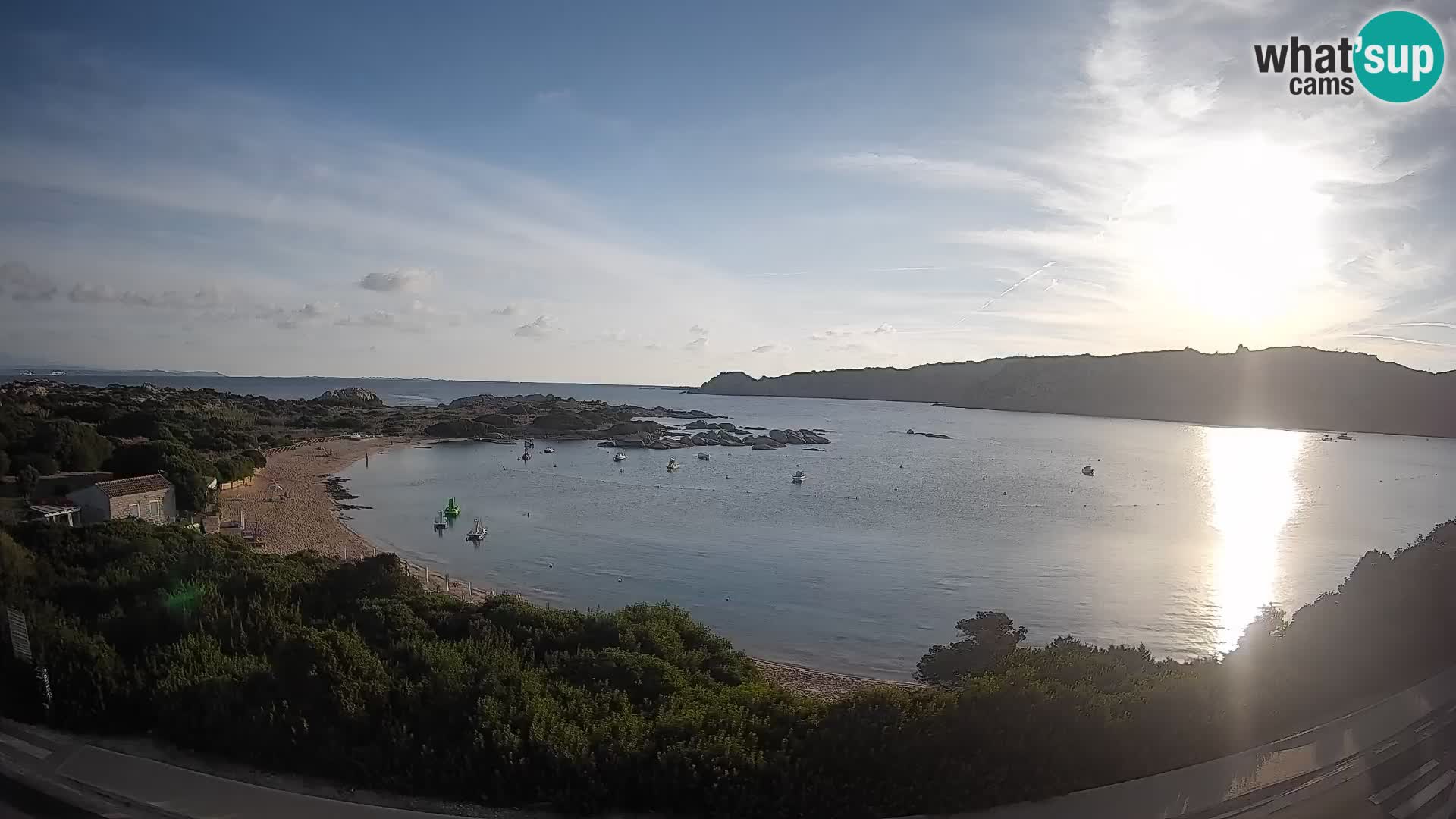 Webcam Rena di Levante – Live View from Capo Testa