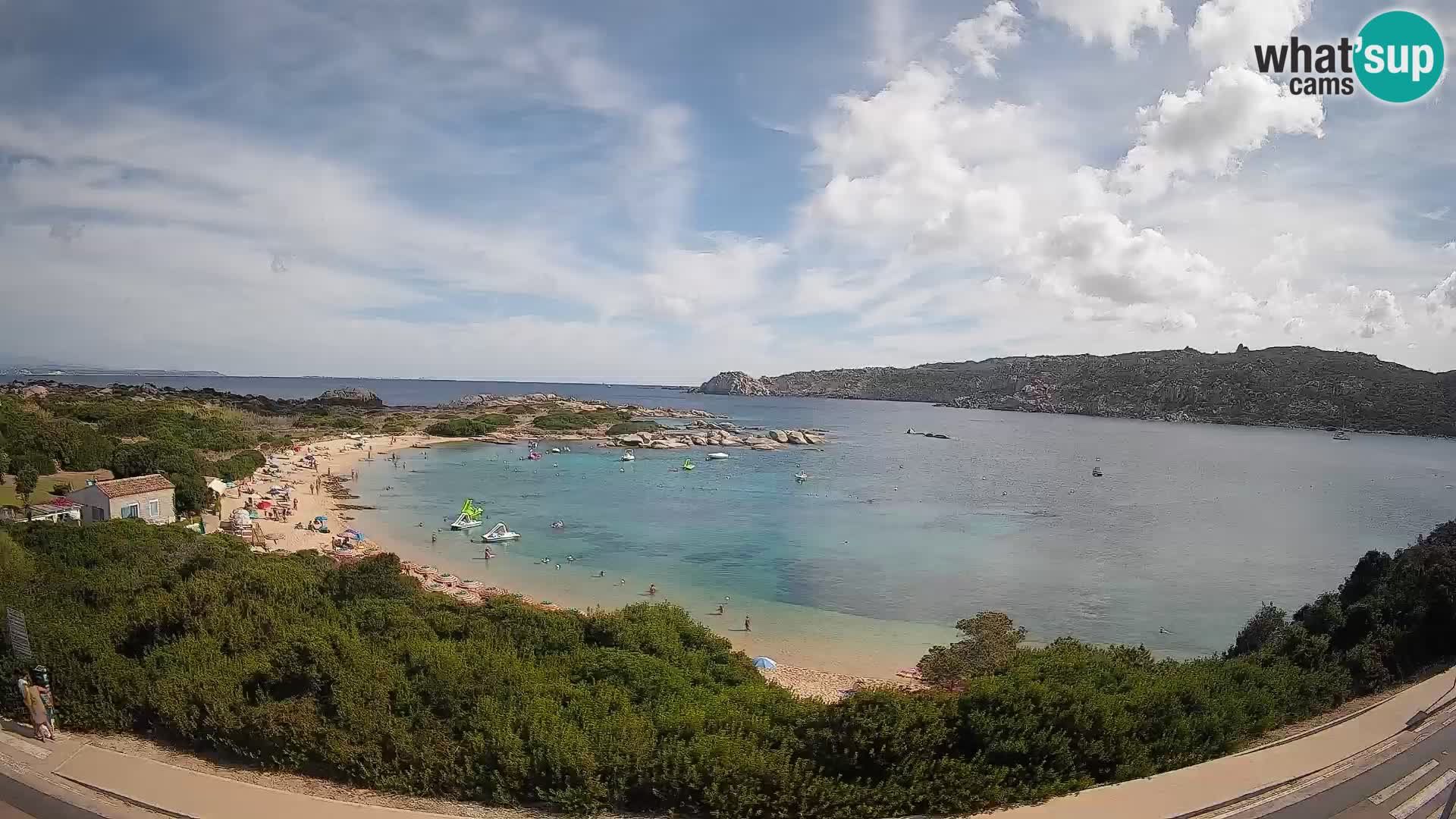 Webcam Rena di Levante – Live View from Capo Testa
