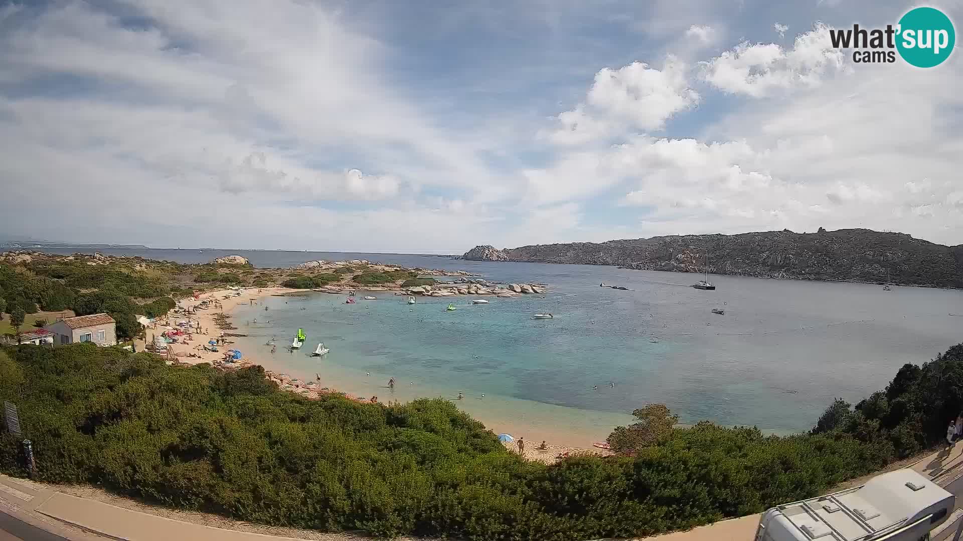Webcam Rena di Levante – Live View from Capo Testa
