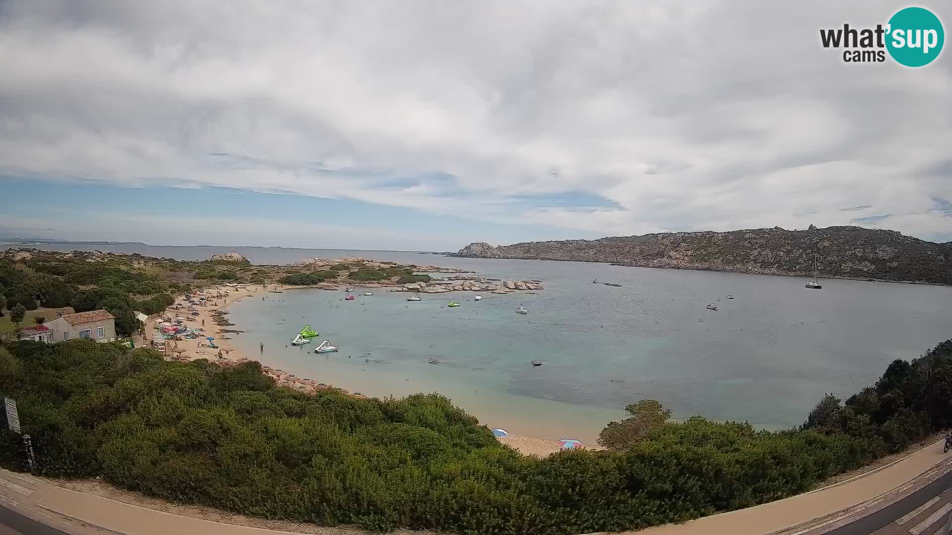 Webcam Rena di Levante – Live View from Capo Testa