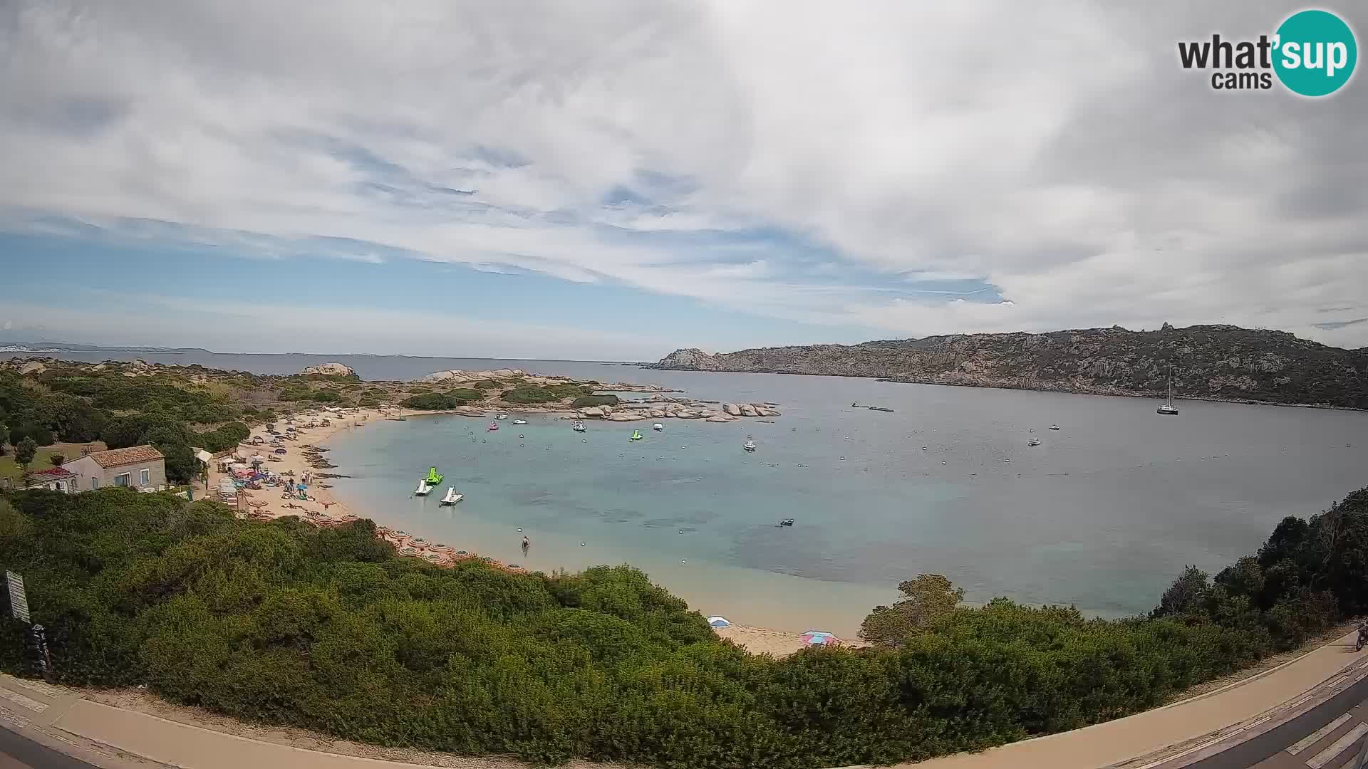 Webcam Rena di Levante – Live View from Capo Testa