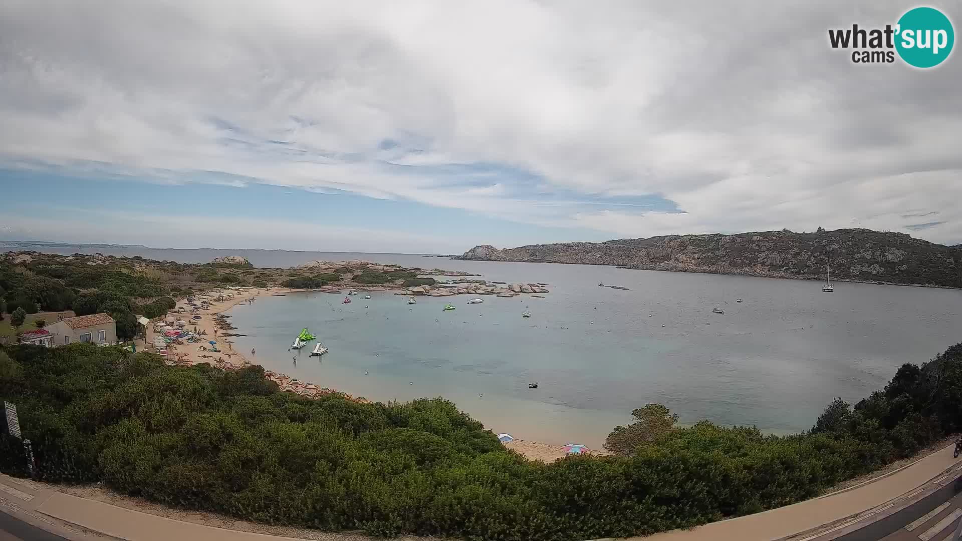 Webcam Rena di Levante – Live View from Capo Testa