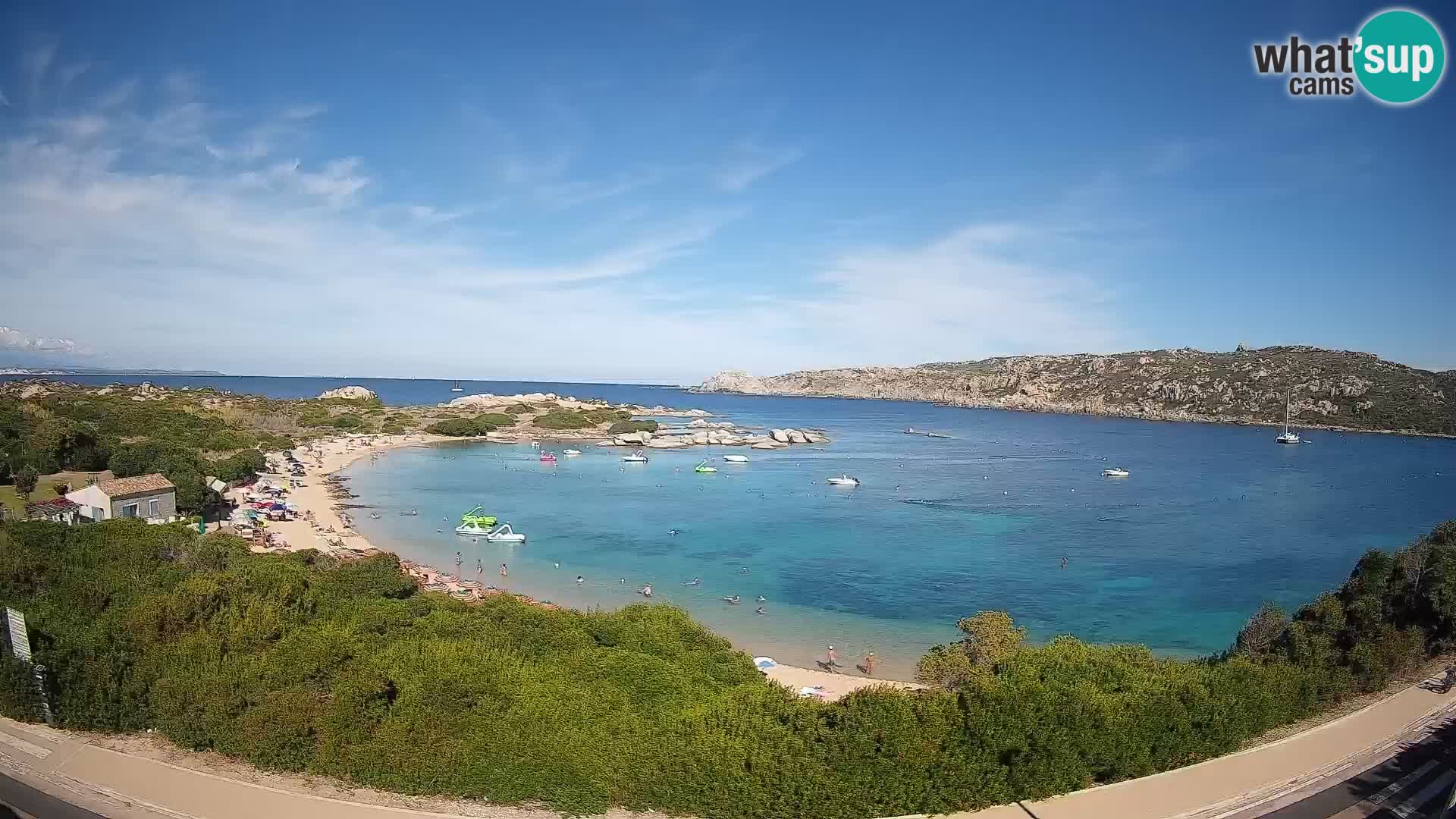 Spletna kamera Rena di Levante – Pogled v živo na Capo Testa