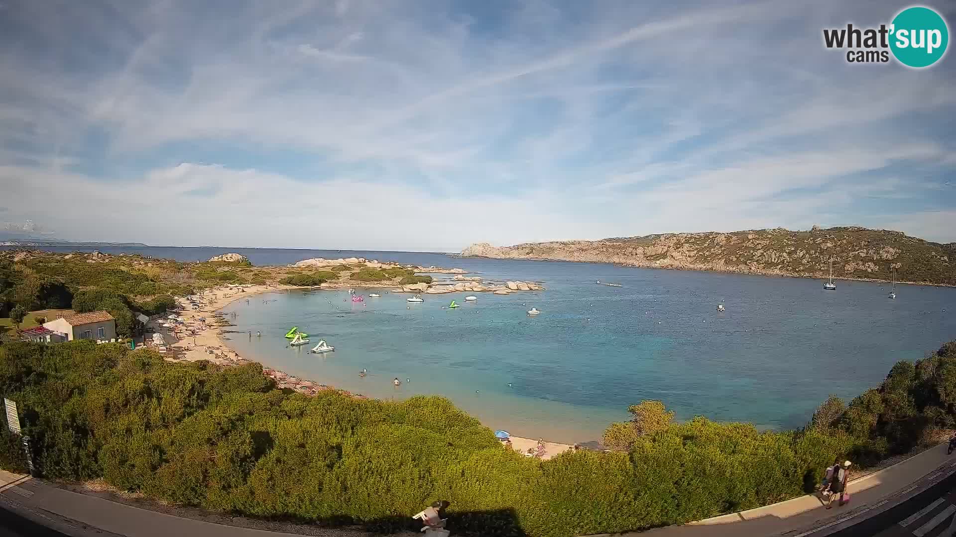 Webcam Rena di Levante – Live View from Capo Testa