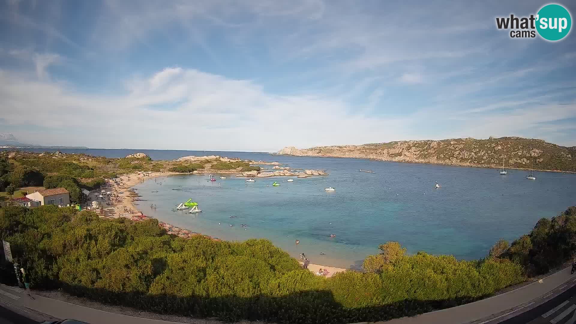 Webcam Rena di Levante – Live View from Capo Testa