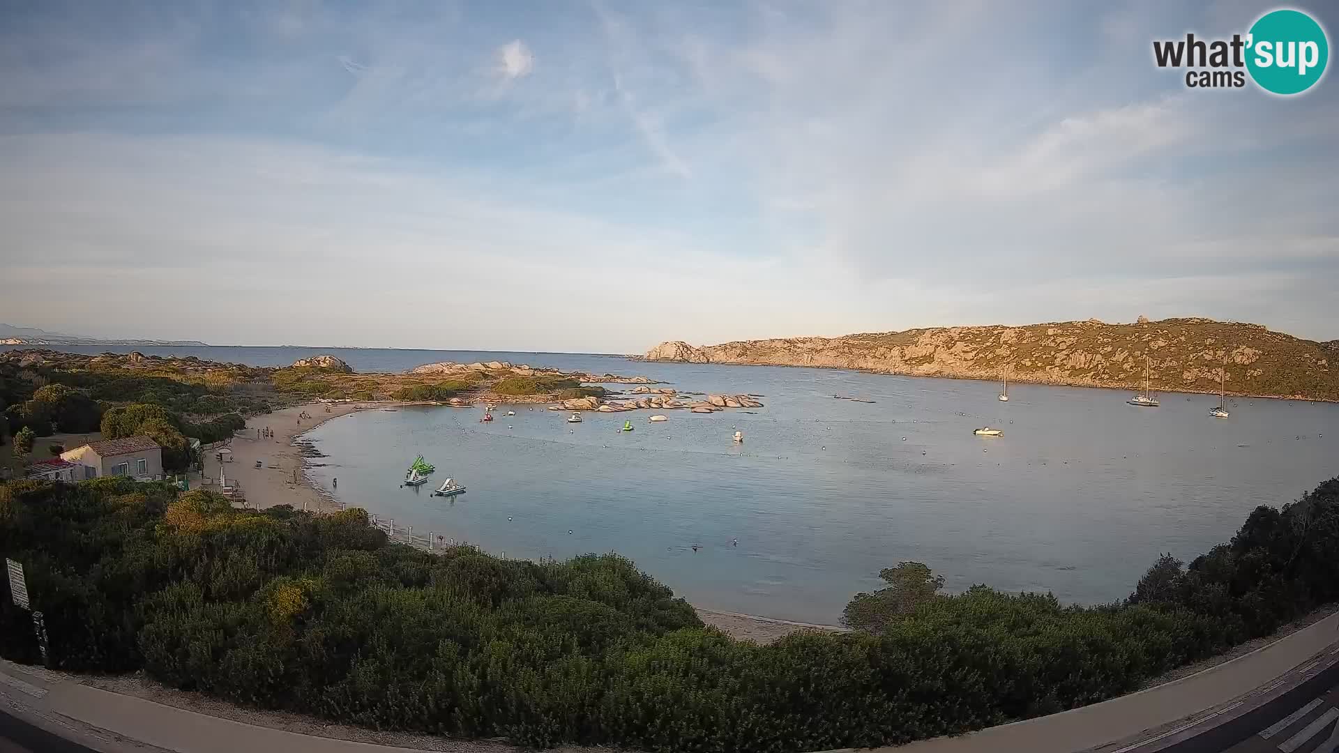 Webcam Rena di Levante – Live View from Capo Testa