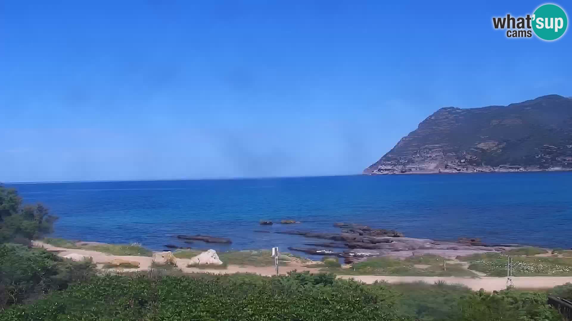 Porto Ferro webcam Sassari – Sardinia beaches Live cam