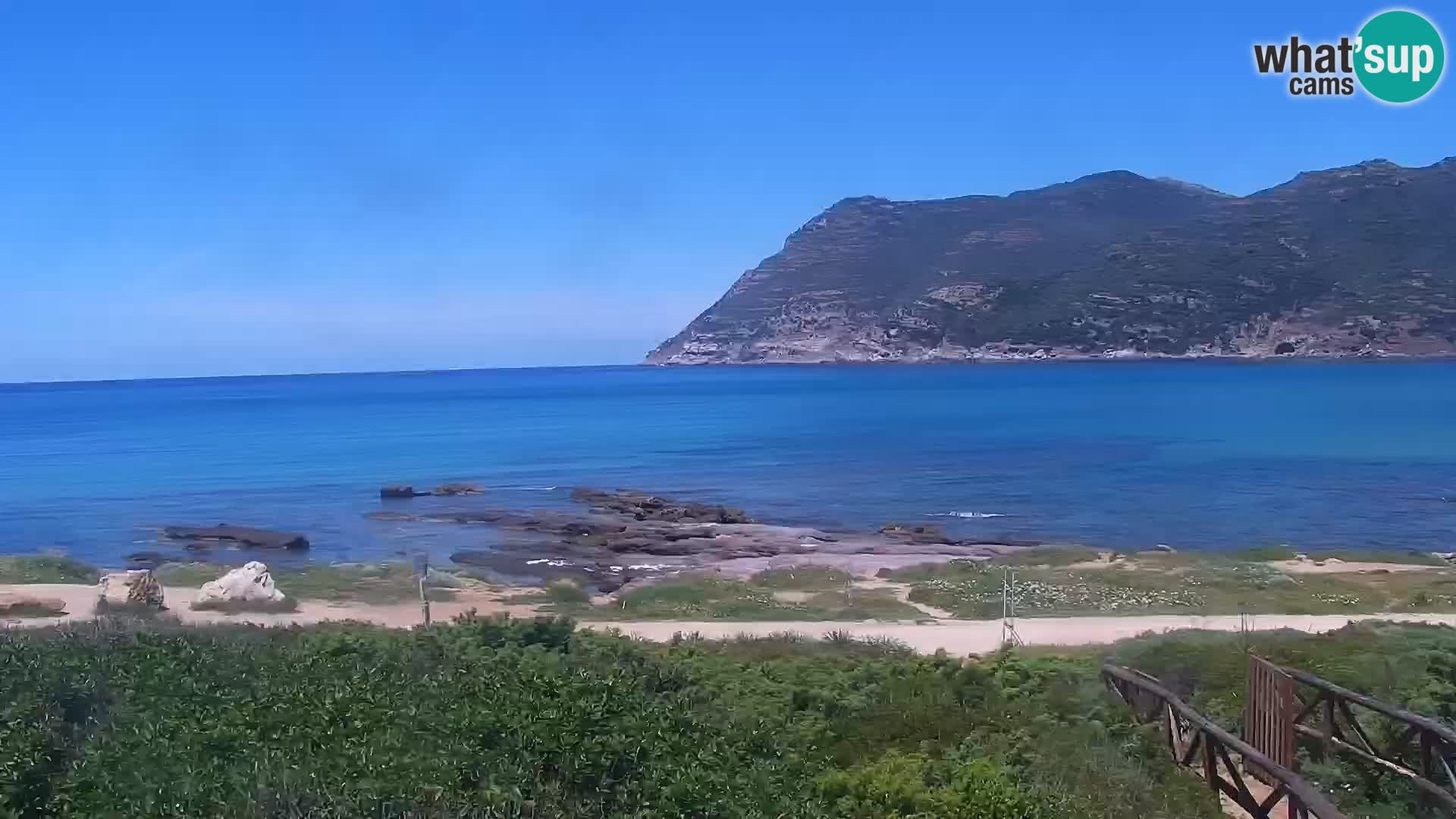 Porto Ferro webcam Sassari – Sardinia beaches Live cam