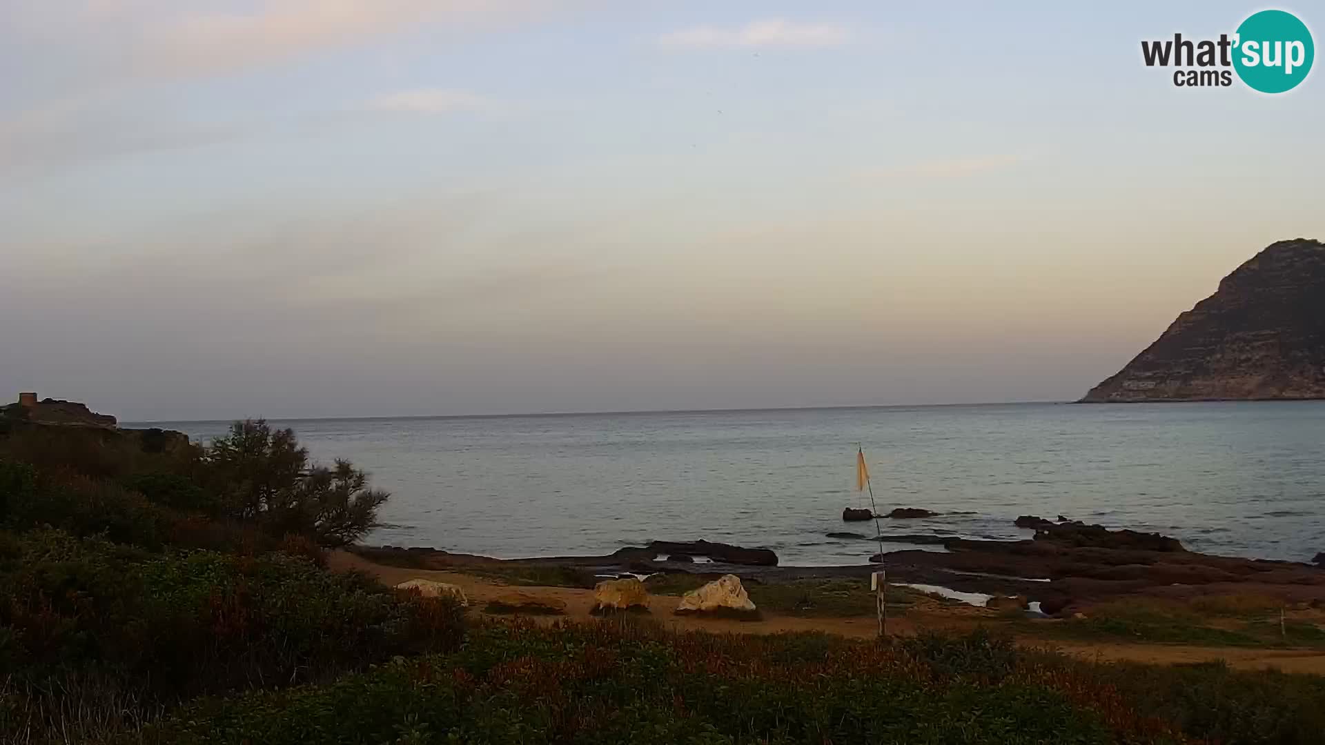 Porto Ferro webcam Sassari – Sardinia beaches Live cam