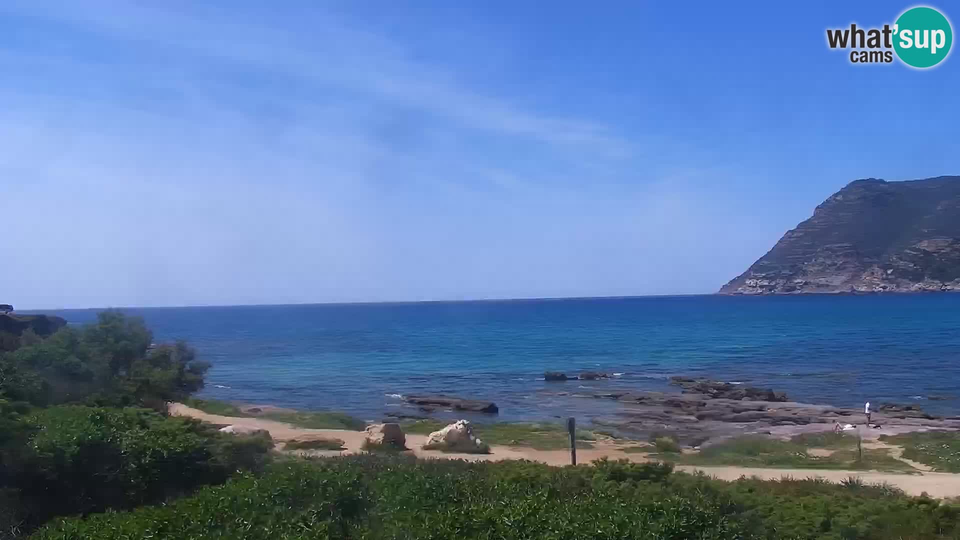Porto Ferro webcam Sassari – Sardinia beaches Live cam