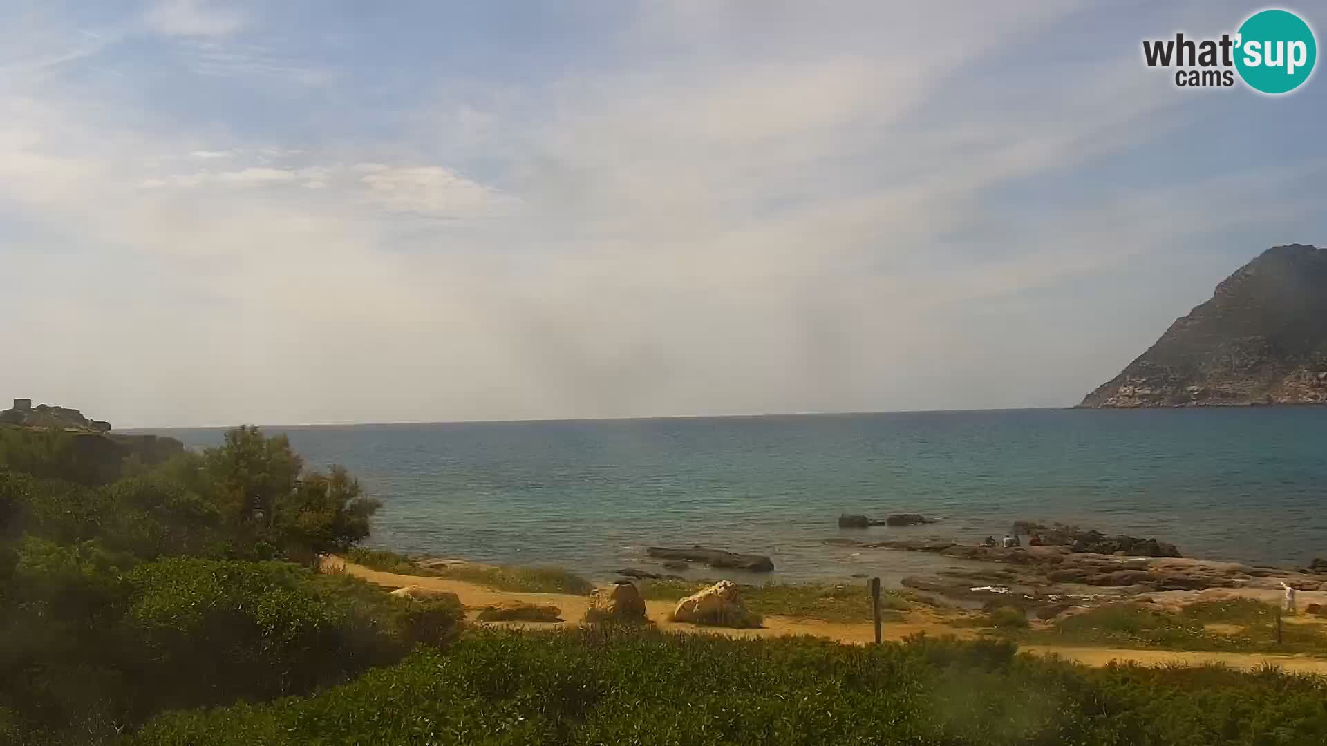 Porto Ferro webcam Sassari – Sardinia beaches Live cam