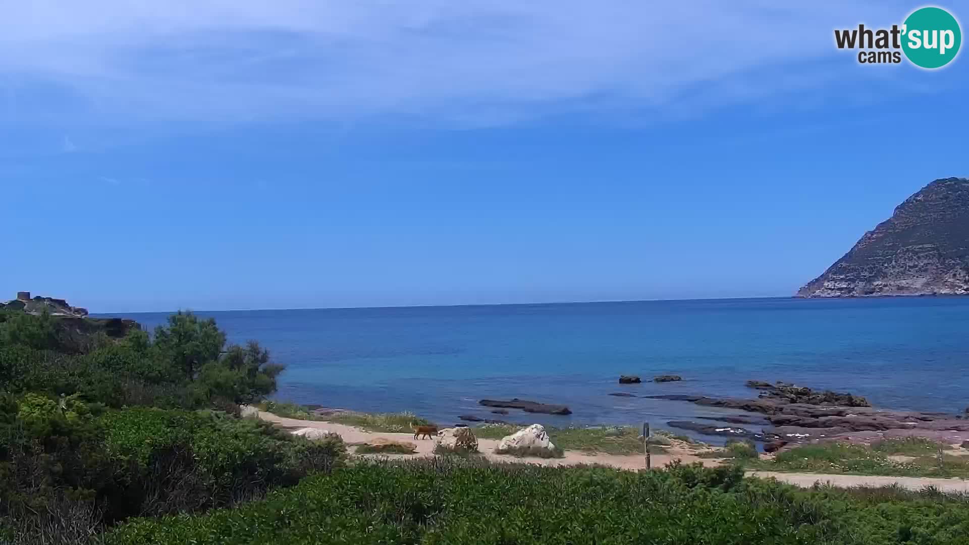 Porto Ferro webcam Sassari – Sardinia beaches Live cam