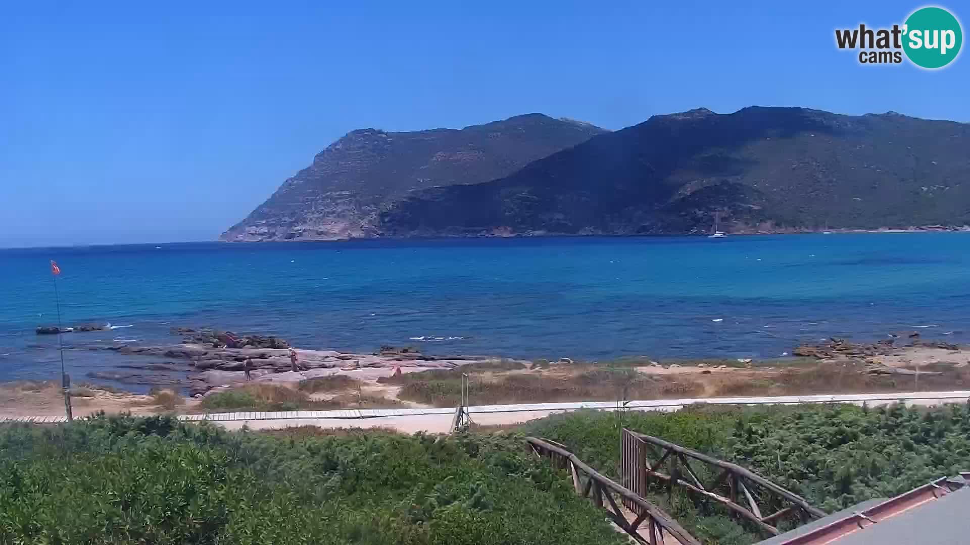 Spletna kamera Porto Ferro Sassari – plaže na Sardiniji v živo