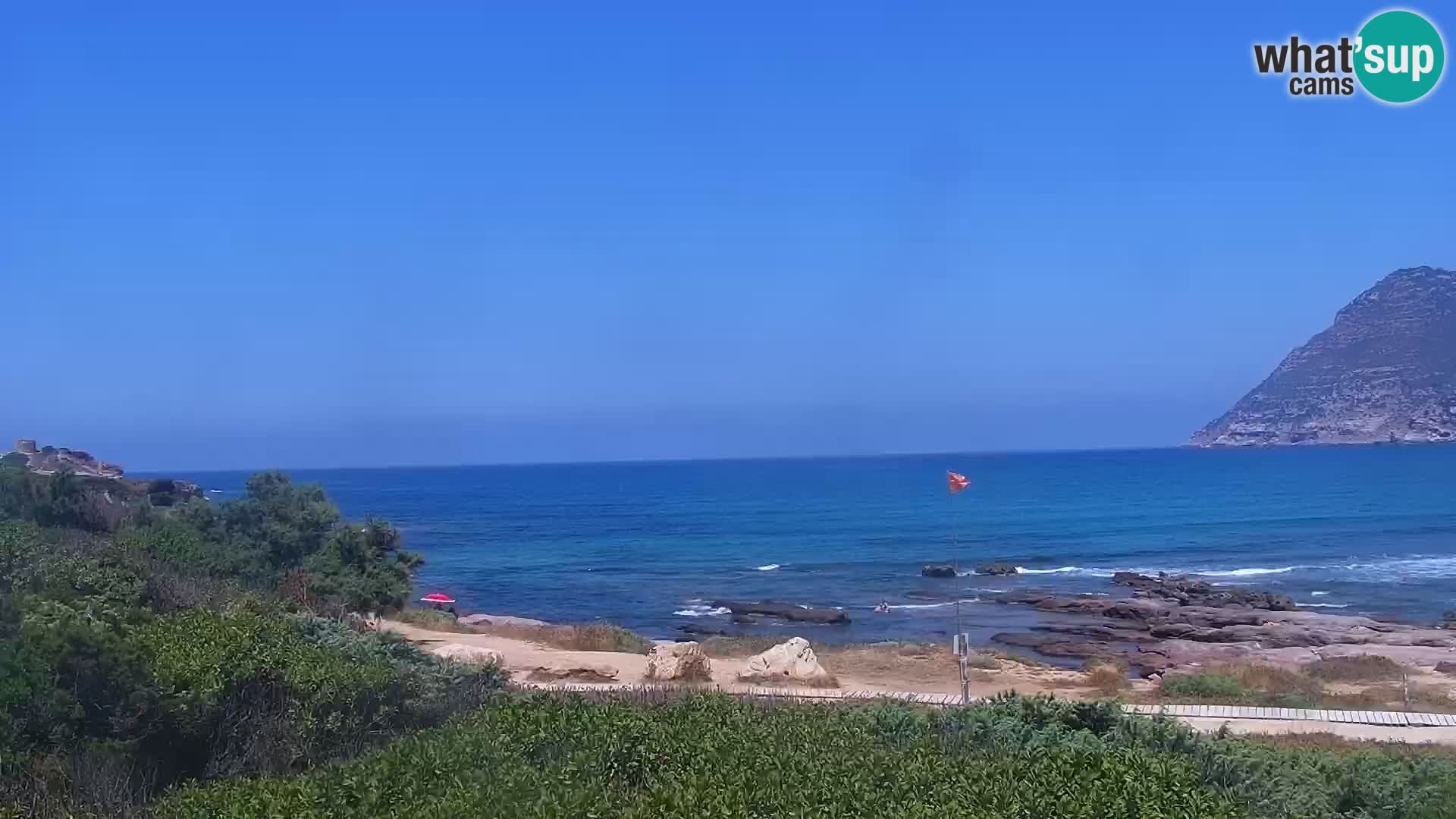 Web kamera Porto Ferro Sassari – plaže na Sardiniji u živo