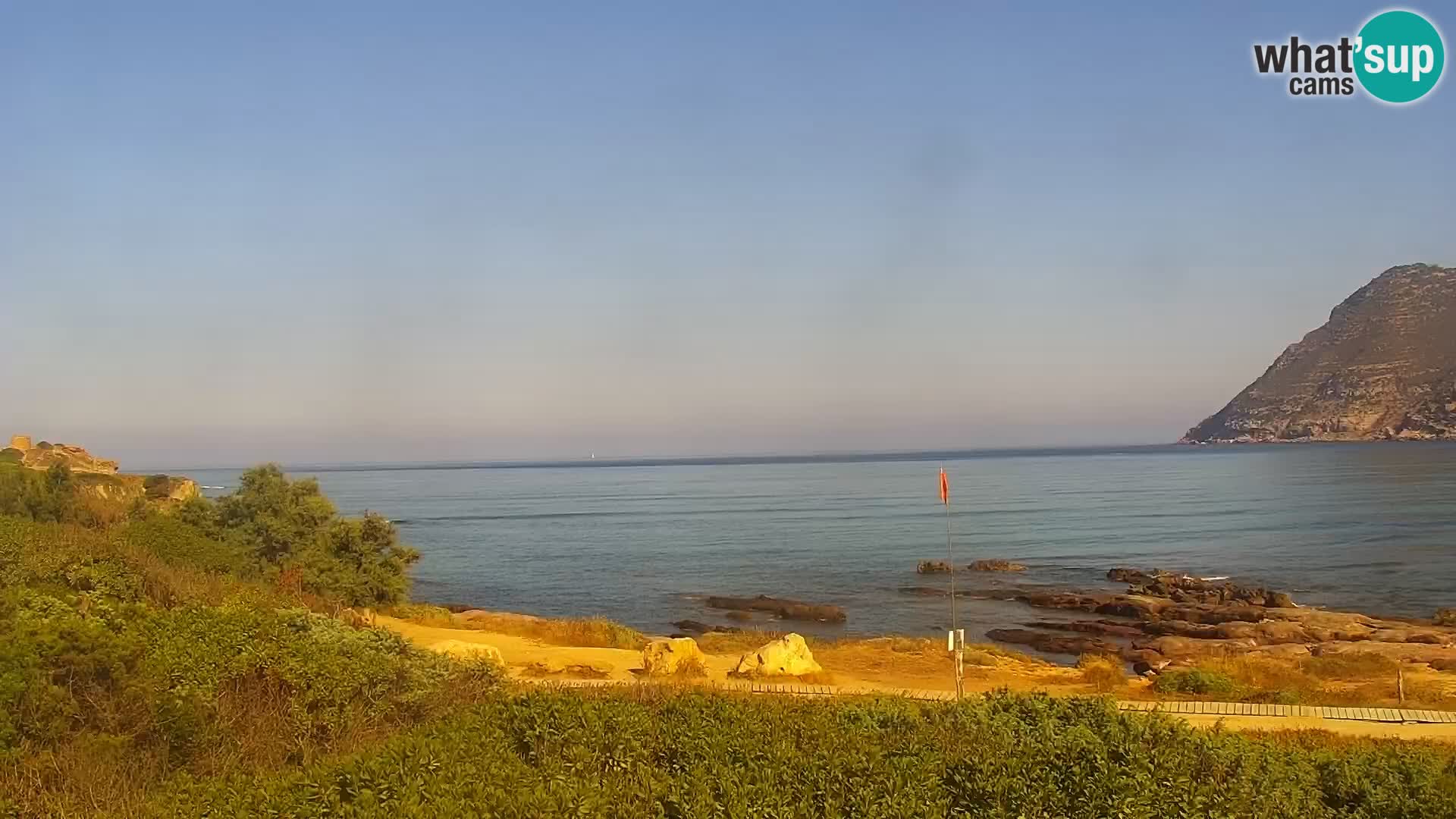 Porto Ferro webcam Sassari – playas de Cerdeña Live cam
