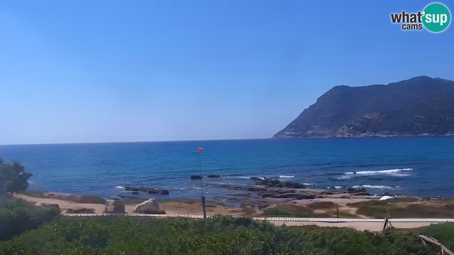 Porto Ferro webcam Sassari – Sardinia beaches Live cam