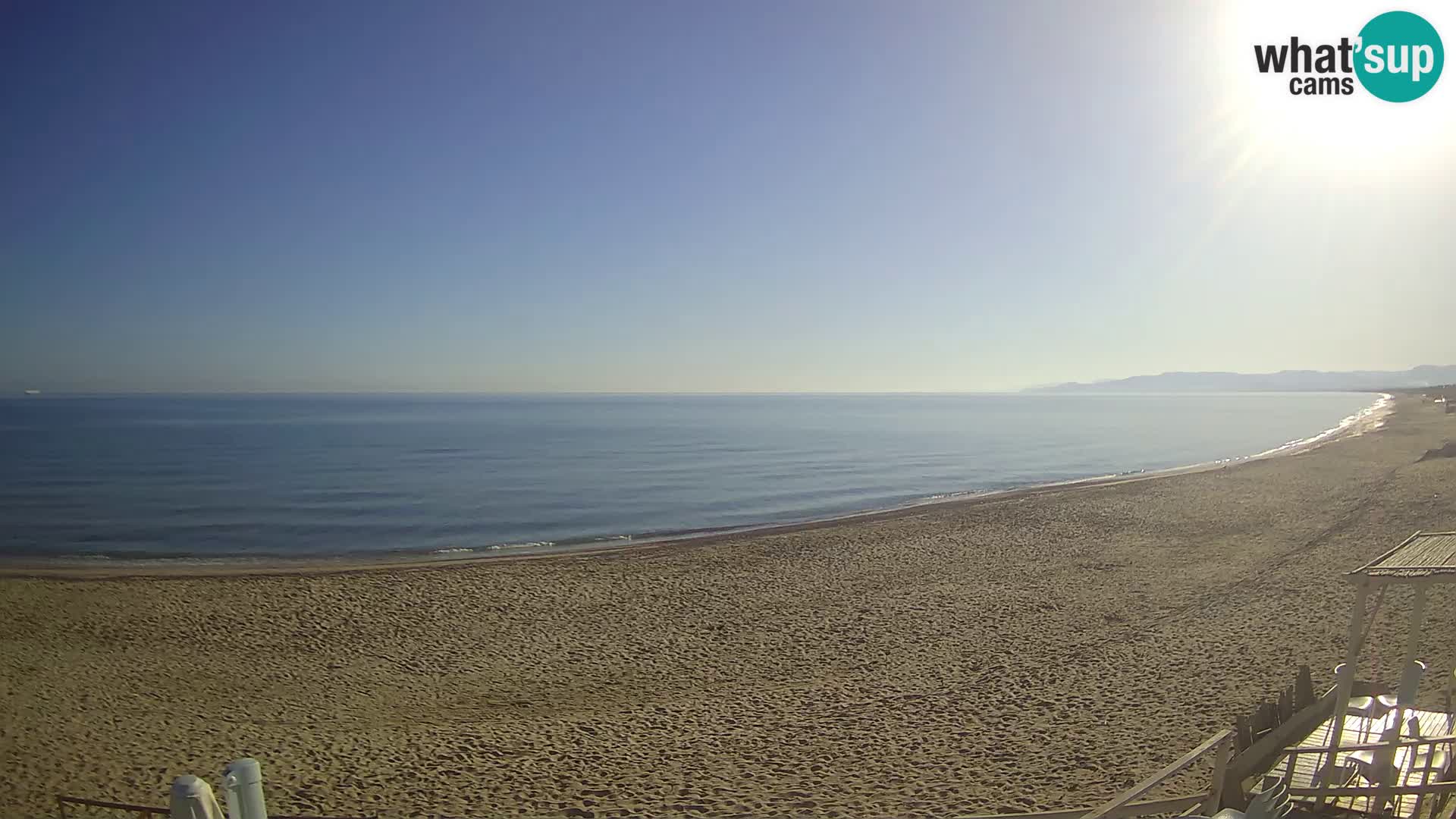 Spletna kamera v živo plaža Platamona – Sassari – Sardinija – Italija