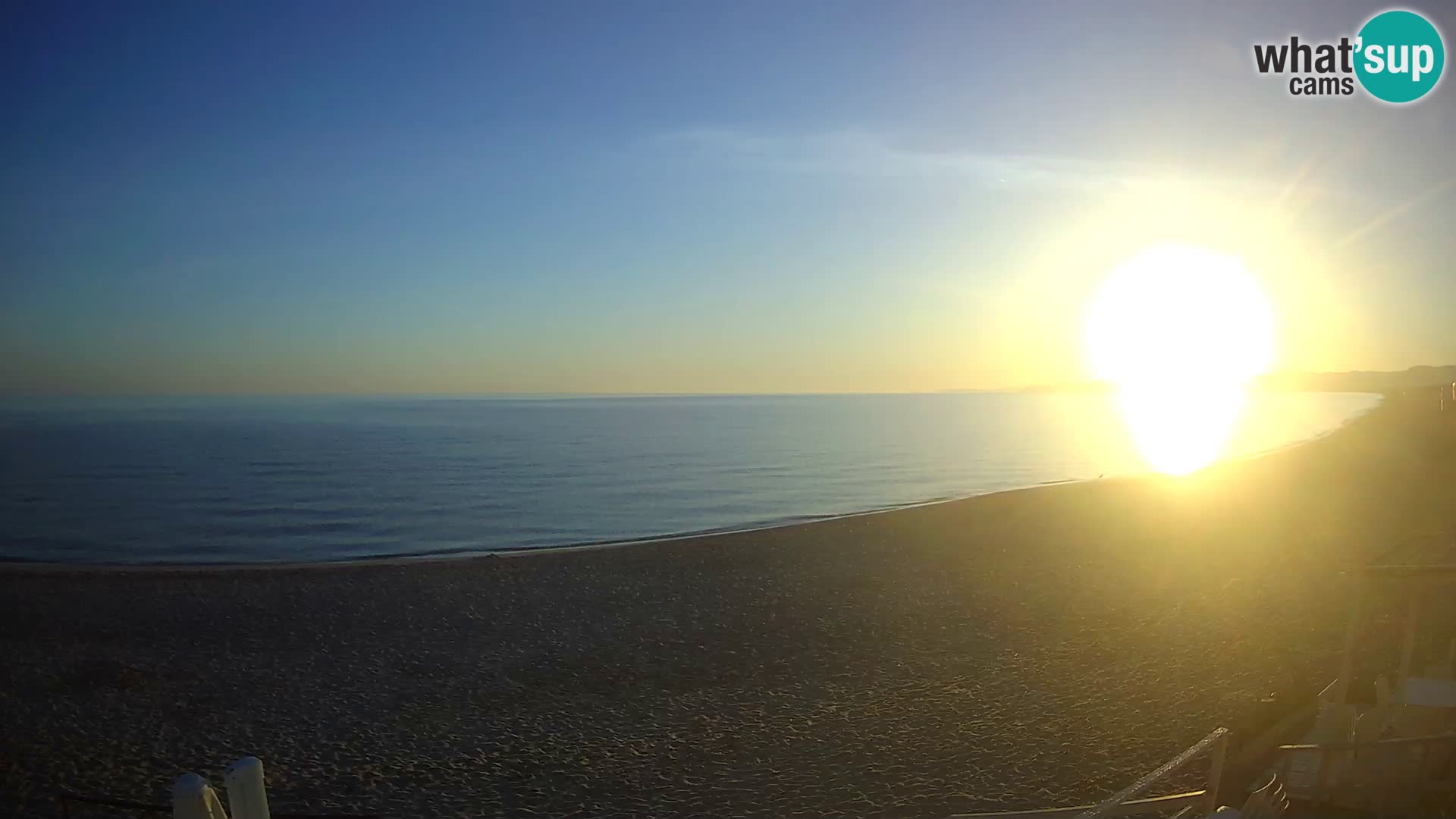Spletna kamera v živo plaža Platamona – Sassari – Sardinija – Italija