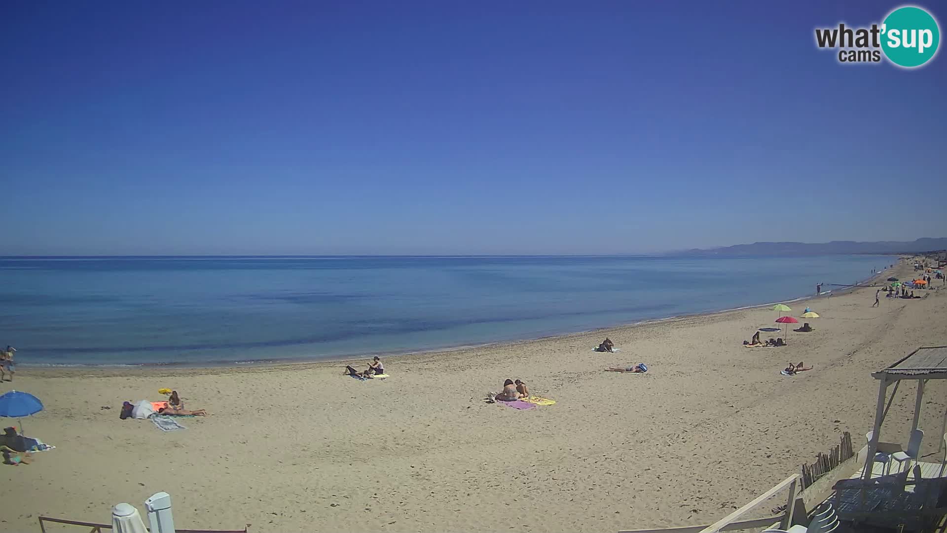 Spletna kamera v živo plaža Platamona – Sassari – Sardinija – Italija