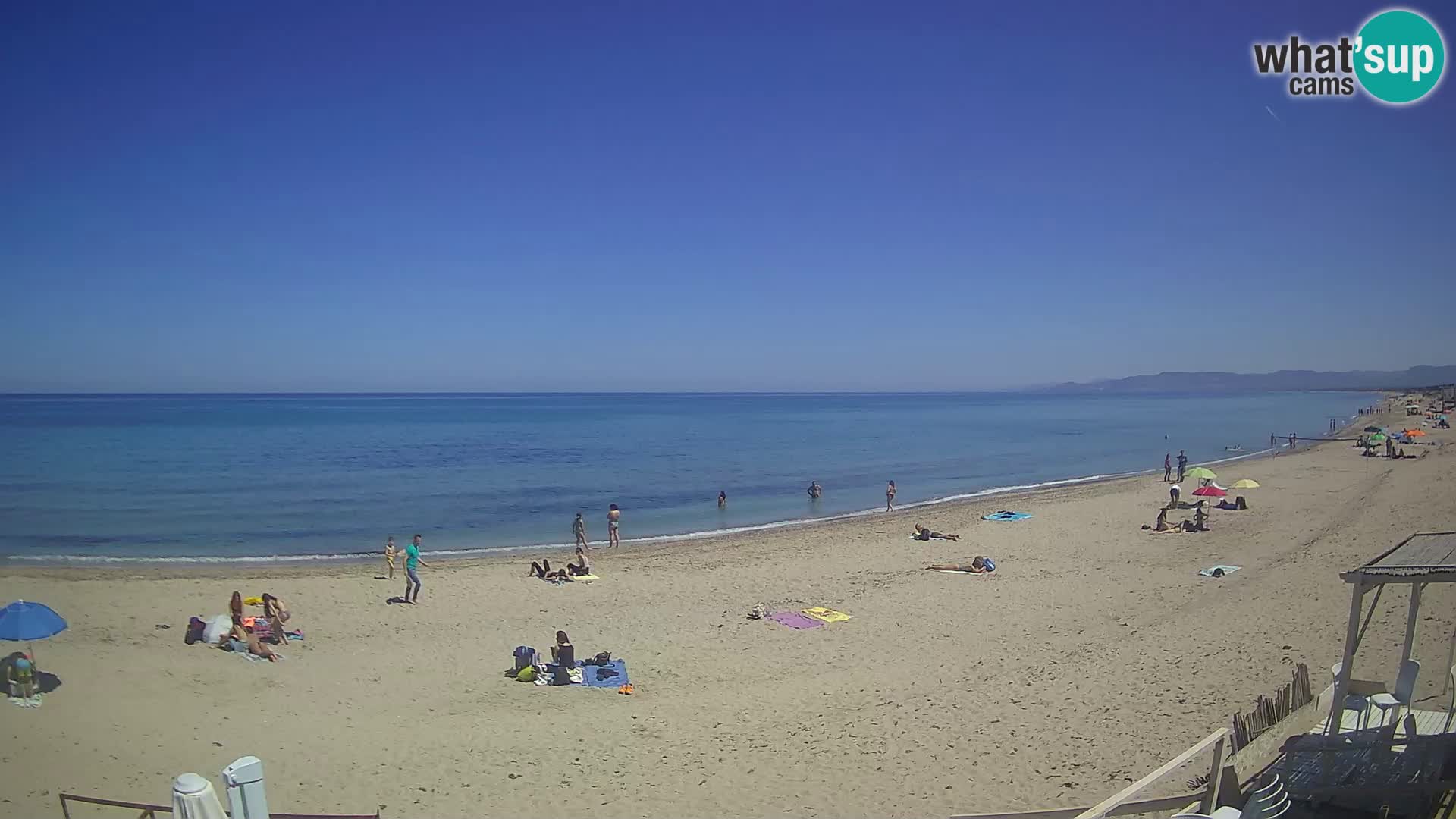 Spletna kamera v živo plaža Platamona – Sassari – Sardinija – Italija